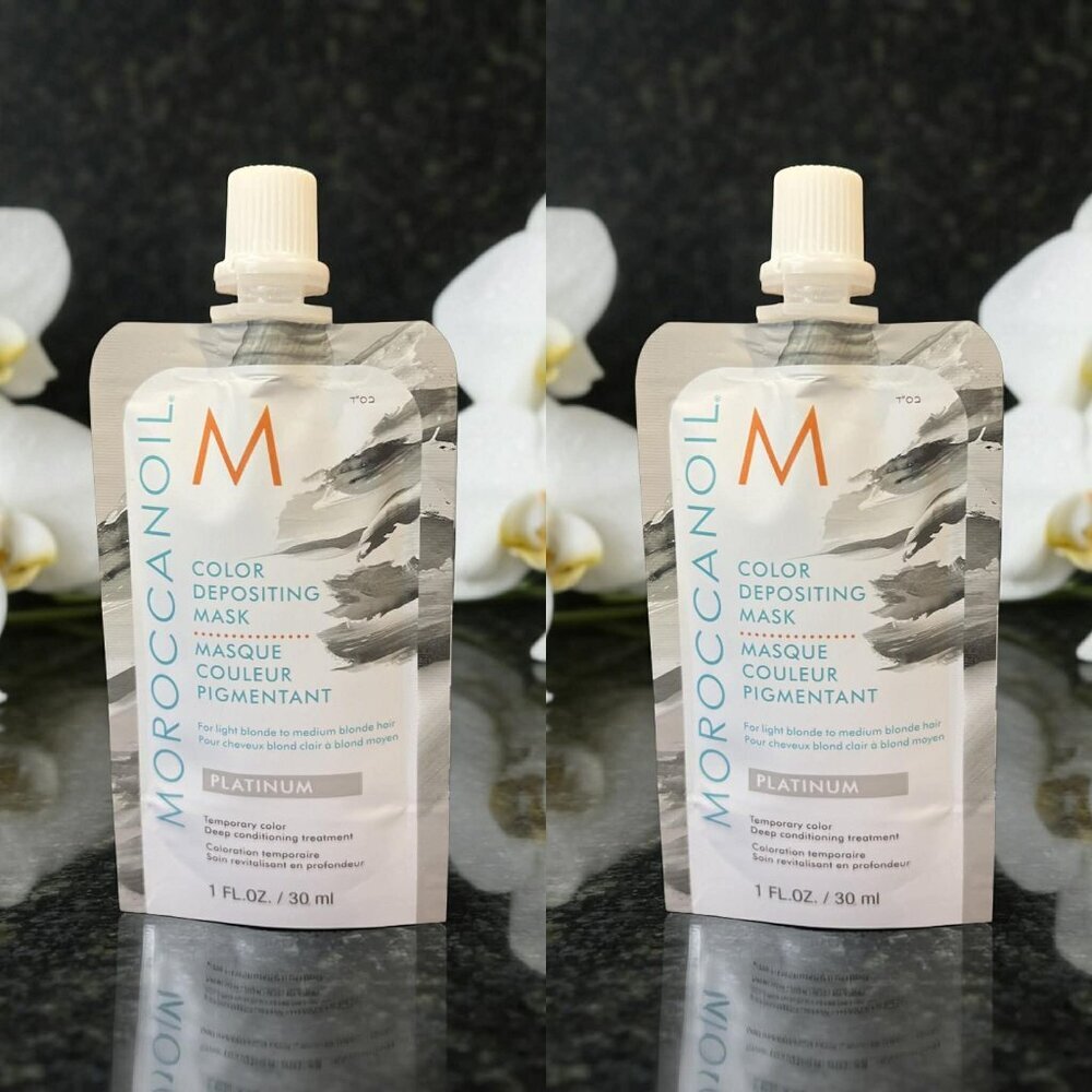 Moroccanoil Color Depositing Mask 1 oz Platinum_ 2 units
